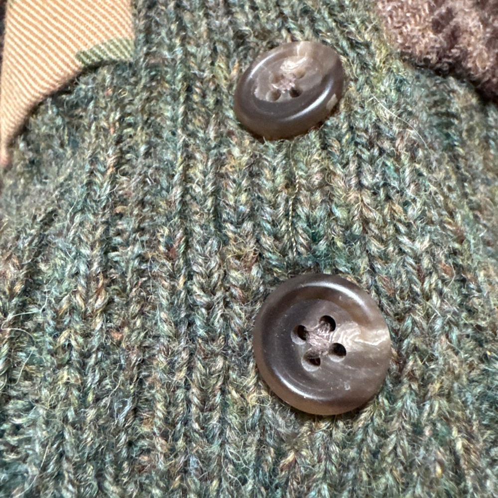 Vintage Ralph Lauren Patchwork Wool Button Cardig… - image 11